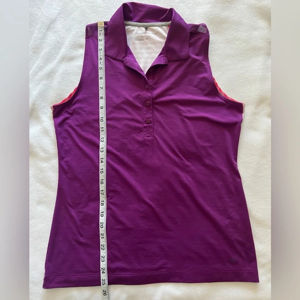 Nike Women’s Golf Sport Dri-Fit‎ Tank Top Purple Medium